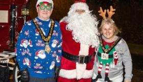 Ballycastle lights up as Santa comes to town! 