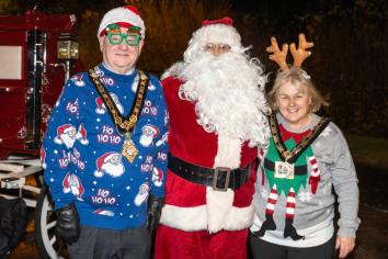 Ballycastle lights up as Santa comes to town! 