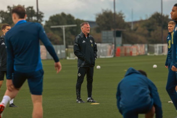 Northern Ireland squad ‘in good spirits’ ahead of World Cup qualifiers