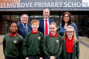 Education Minister opens new &pound;16.5million Elmgrove Primary School